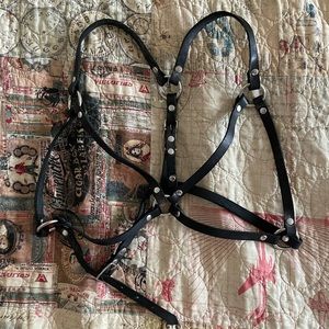 Leather Coven Venus Harness Bra